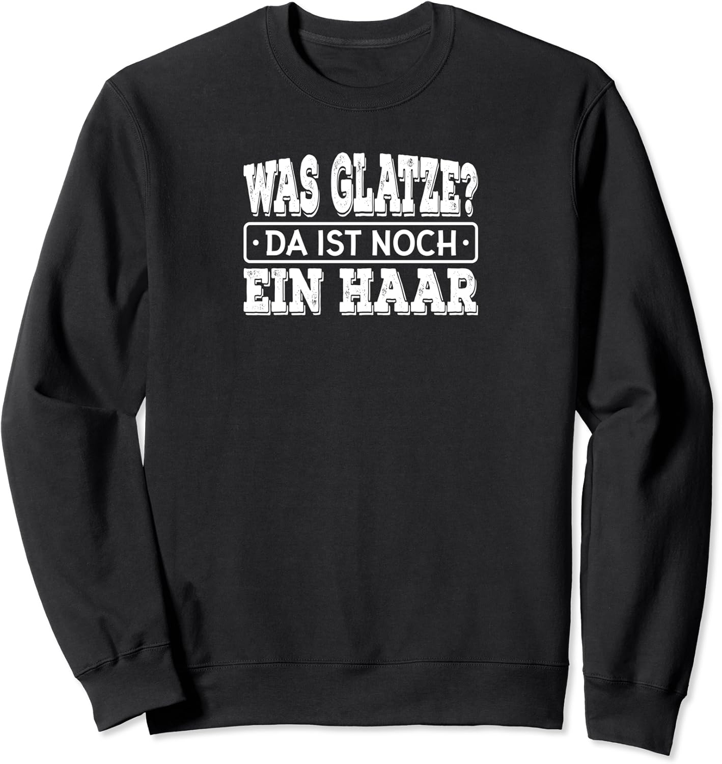 Glatzenträger Spruch Lustig Glatze Sweatshirt Amazon.de Fashion
